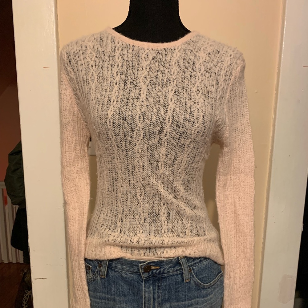 Abercrombie & Fitch Peach thin Sweater Large